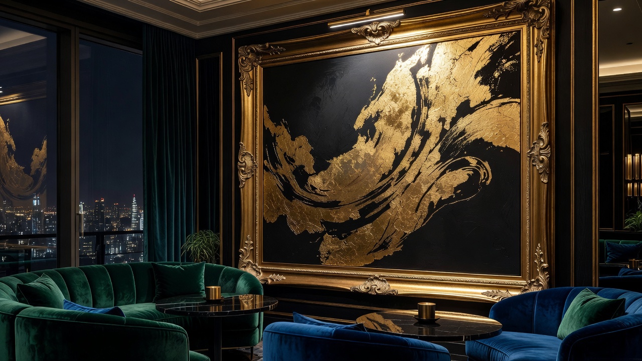 AMG artwork in a prestigious interior